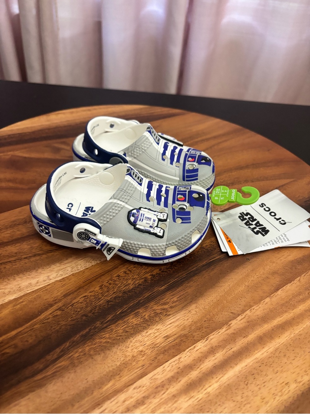Crocs Star Wars Toddlers R2D2 Classic Clogs NEW Size 6C